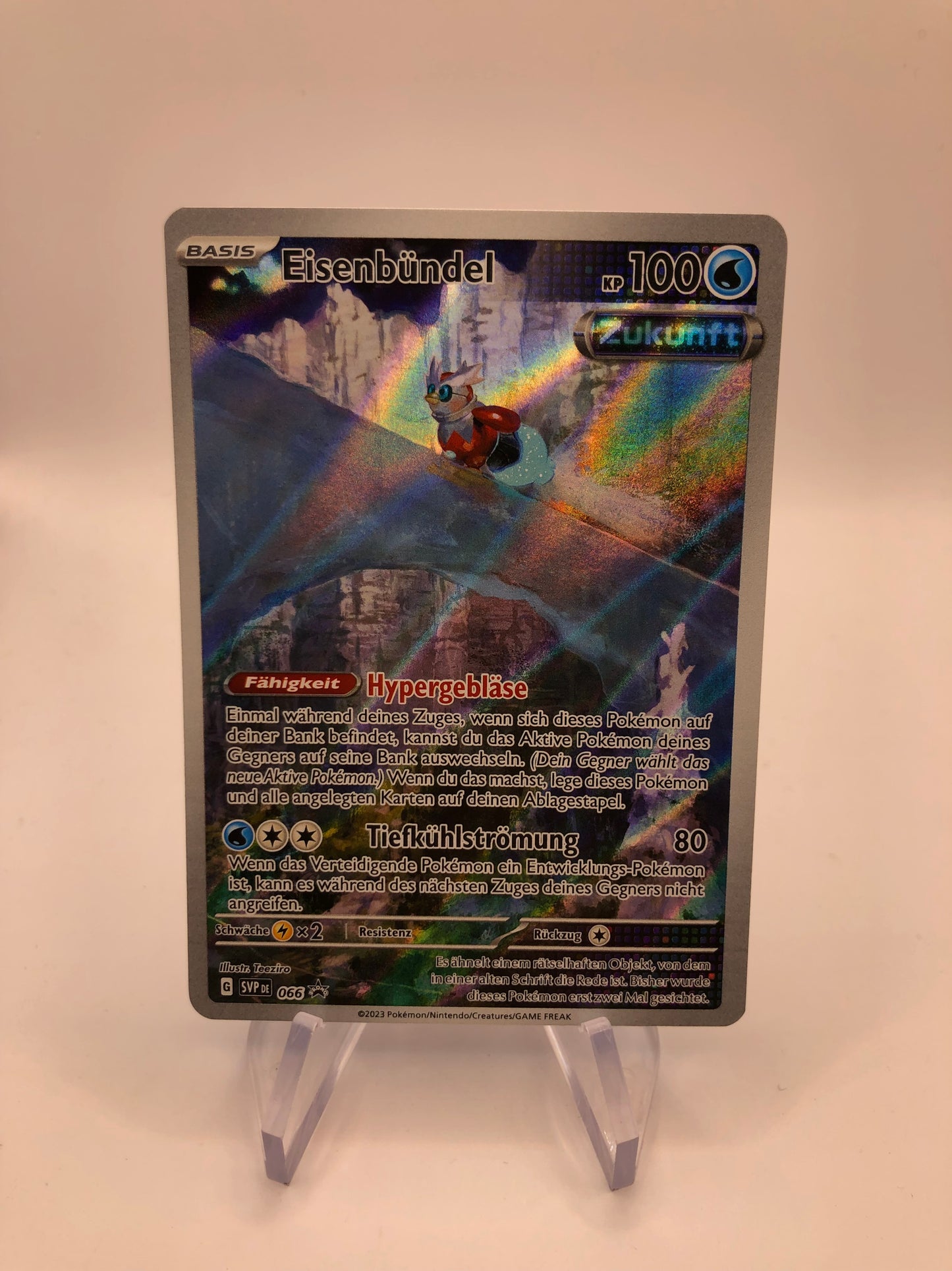 Pokemon Karte Art-Rare Promo Eisenbündel 66 Deutsch
