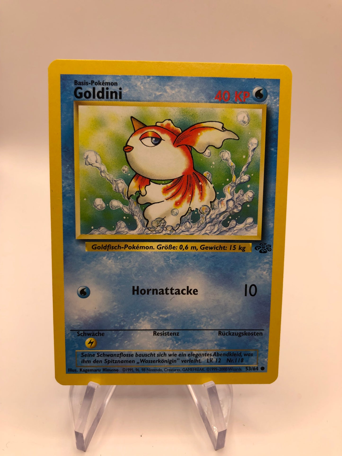 Pokemon Karte Jungel Goldini 53/64 Deutsch