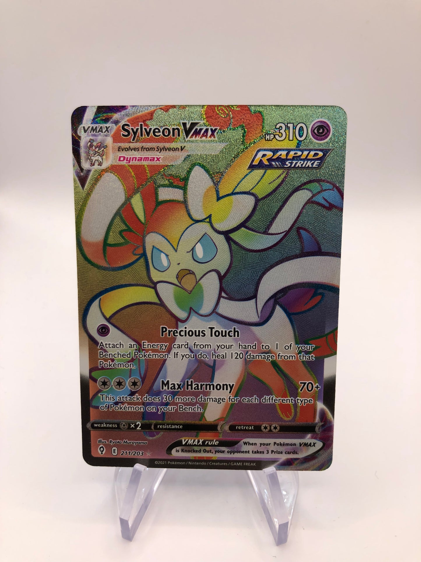 Pokemon Karten Rainbow Feelinara 211/203 Englisch