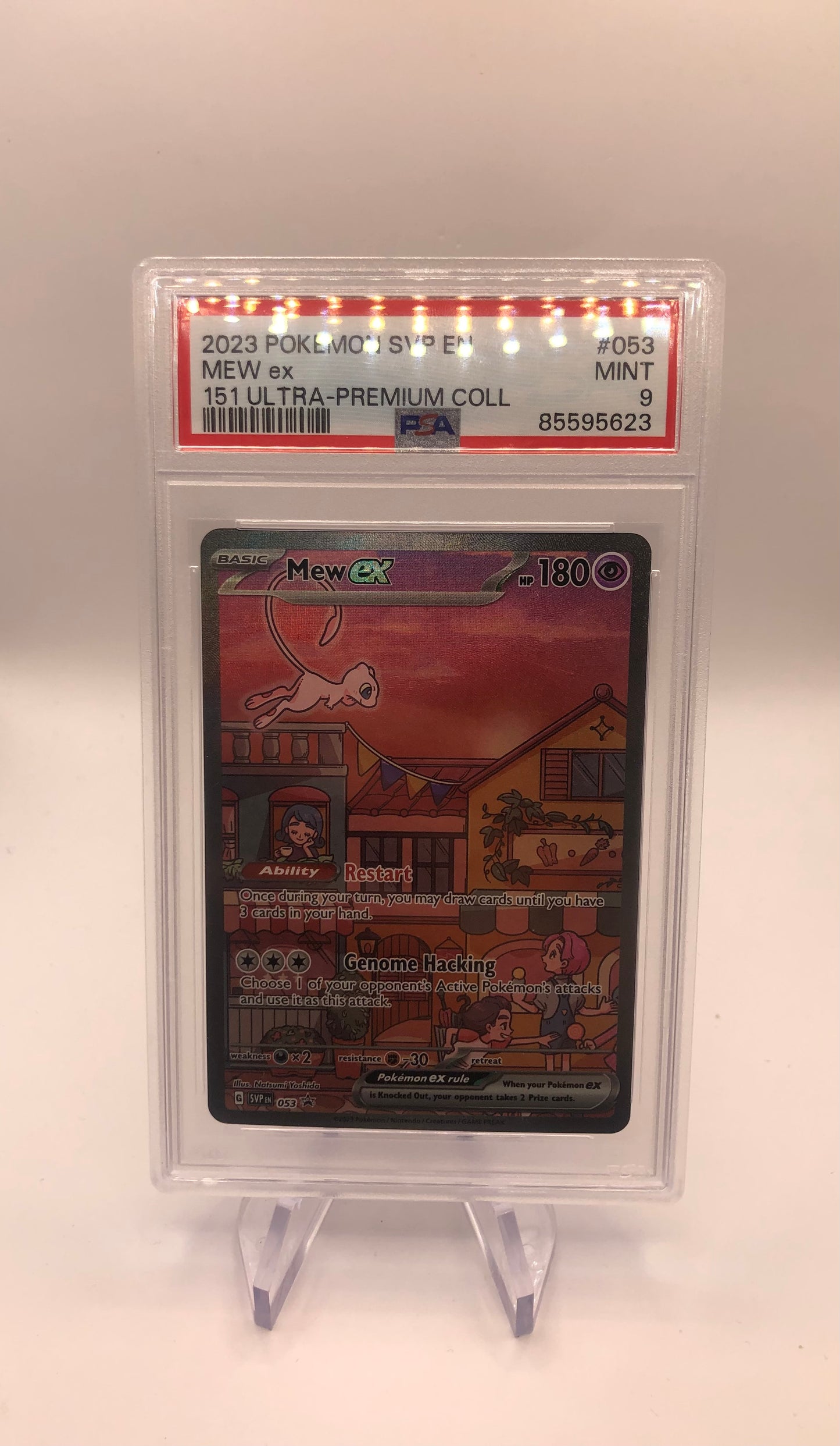 Pokemon Karte EX Alt Art Promo Mew 053 Englisch