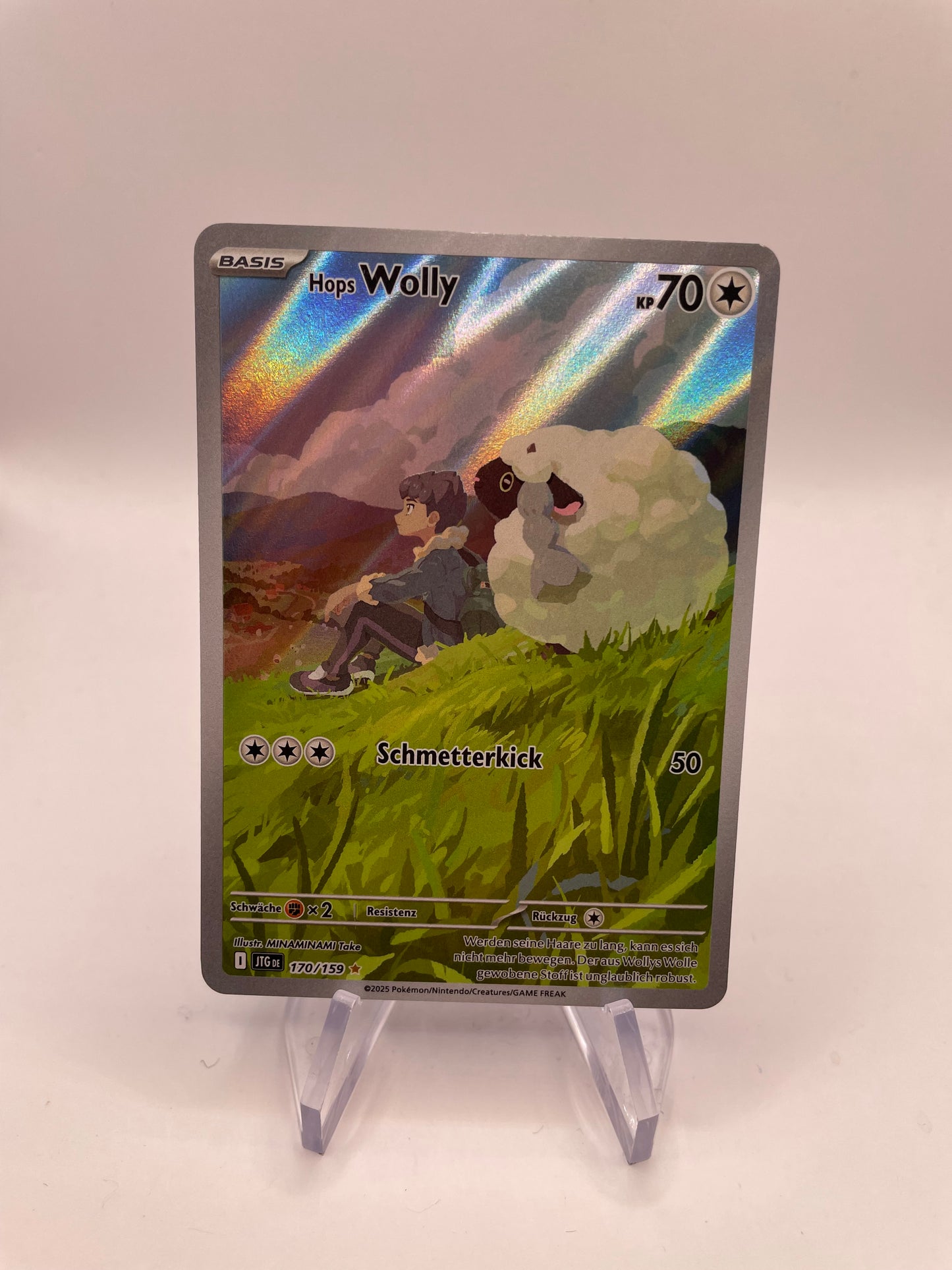 Pokemon Karte Art-Rare Wolly 170/159 Deutsch