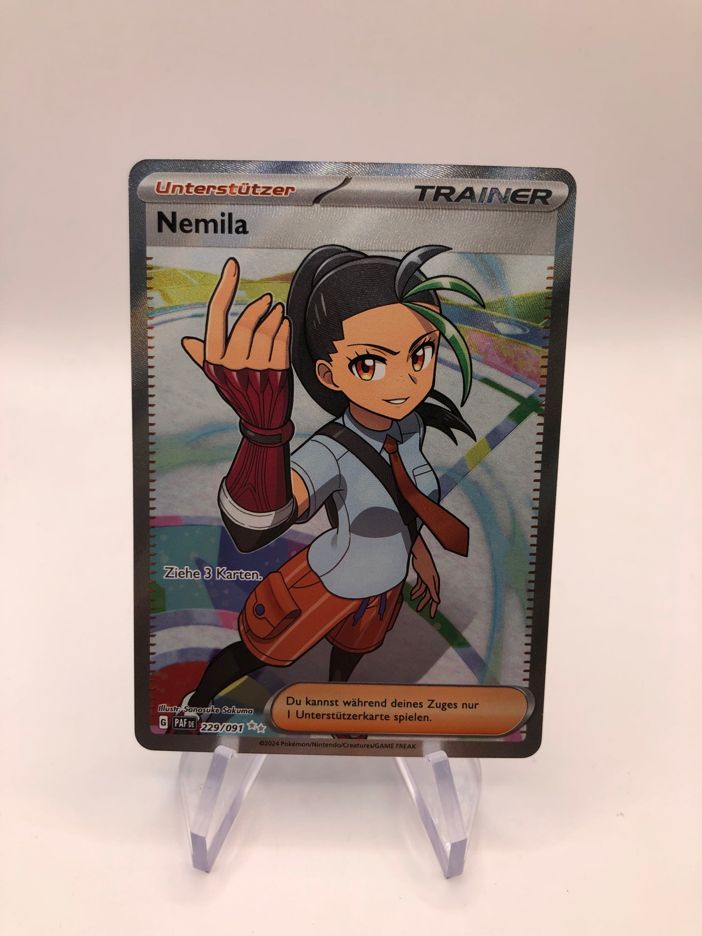 Pokemon Karte Trainer Nemila 229/91 Deutsch