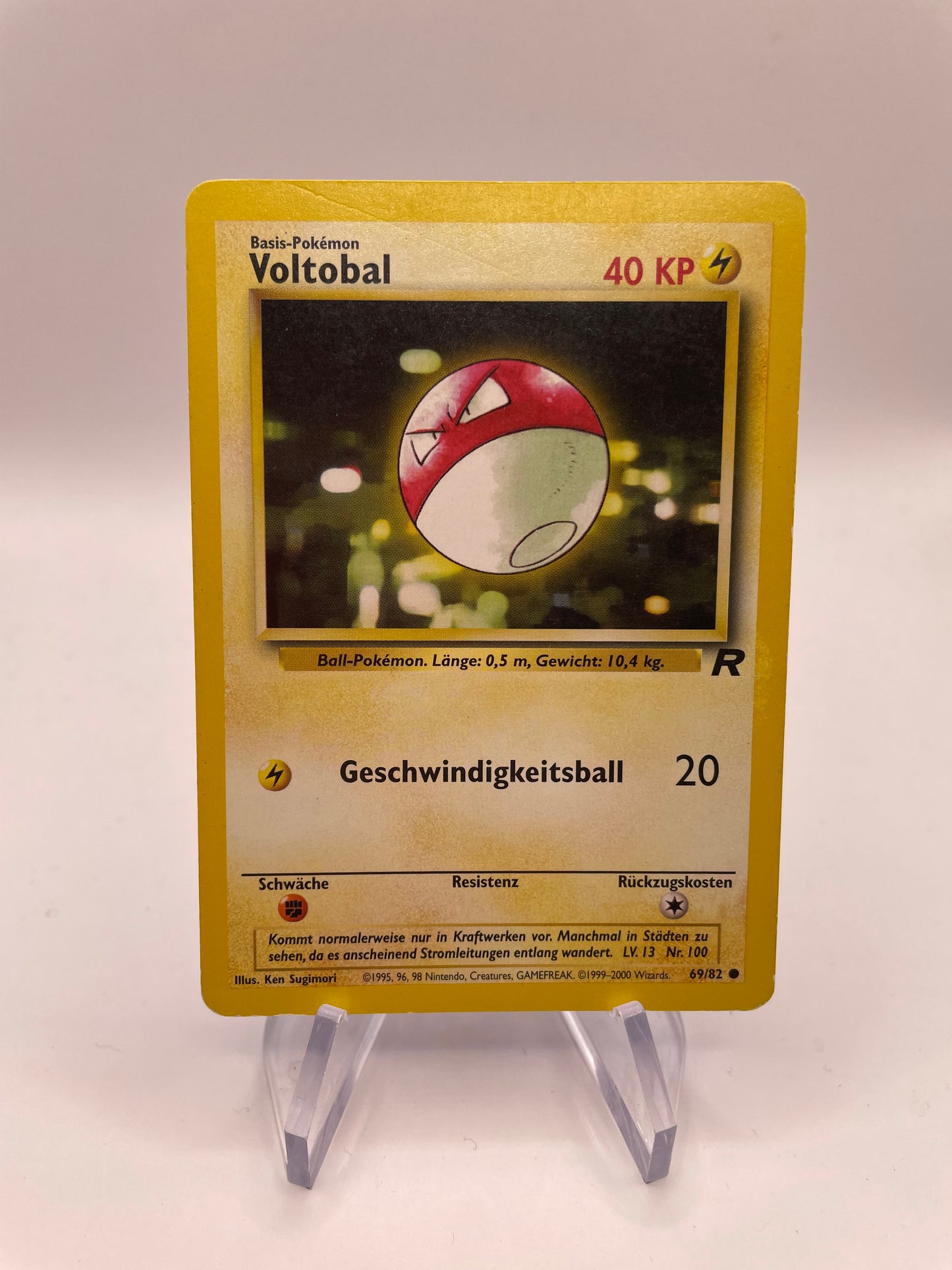 Pokemon Karte Rocket Voltobal 69/82 Deutsch