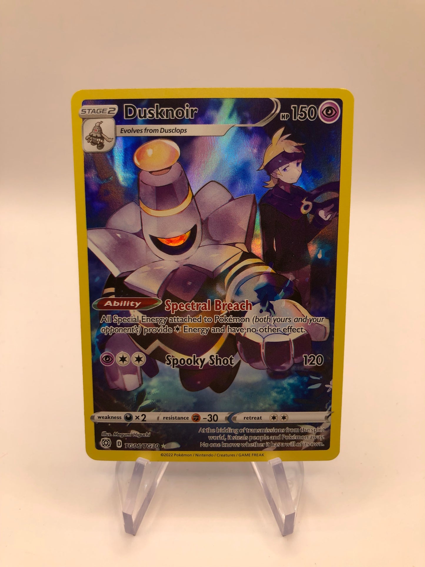 Pokemon Karte Art Rare Dusknoir TG06/TG30 Englisch