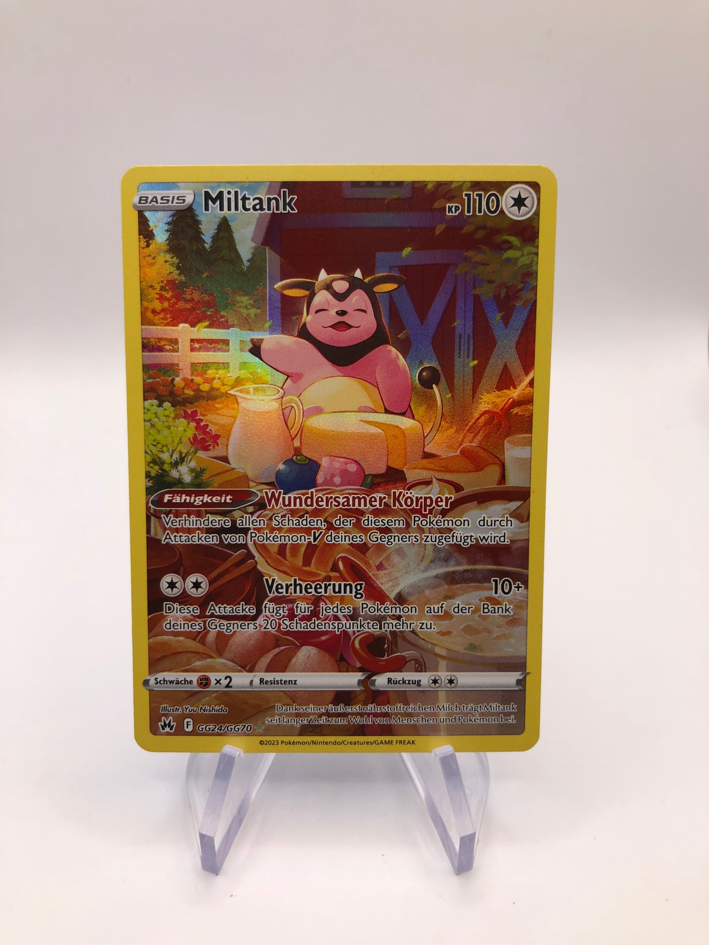 Pokemon Karte Art-Rare Miltank GG24/GG70 Deutsch