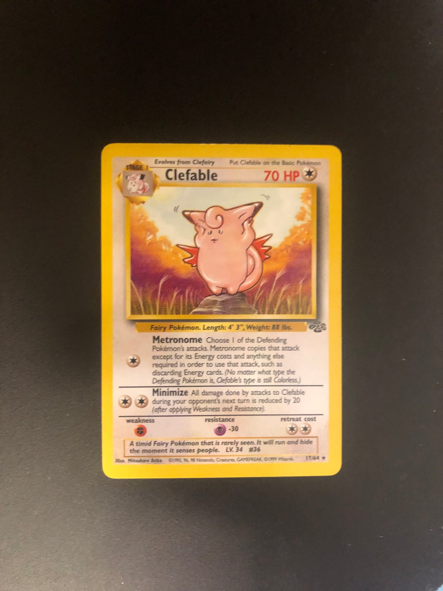 Pokemon Karte Pixi 17/64 Jungel Englisch