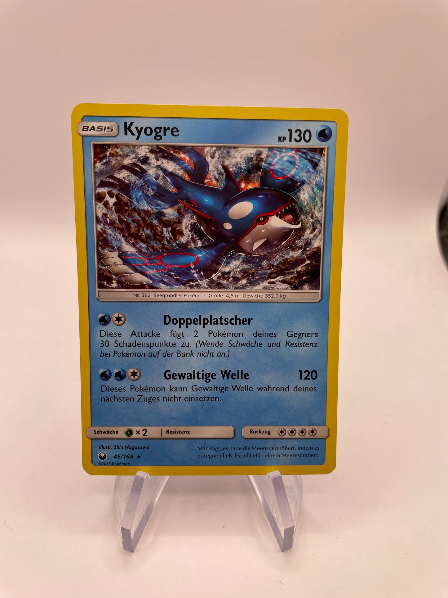 Pokémon Karte Kyogre 46/168 Deutsch