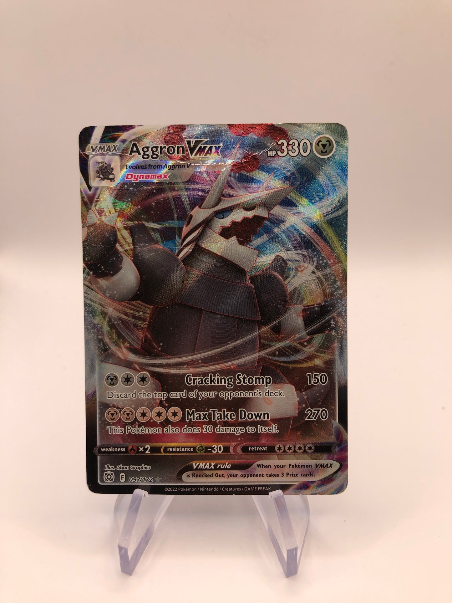 Pokemon Karte Vmax Stollos 97/172 Englisch