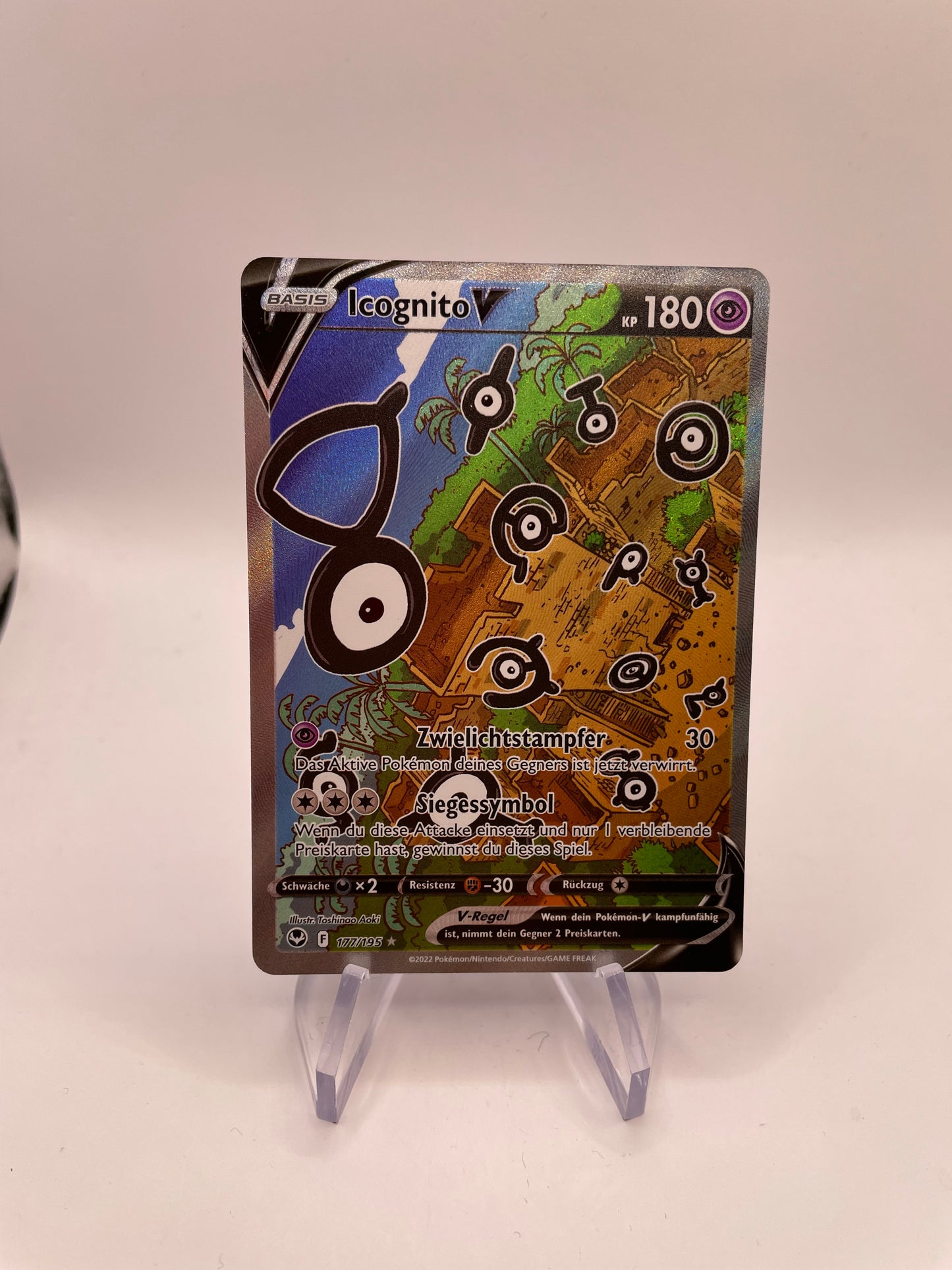 Pokémon Karte V Icognito 177/195 Deutsch