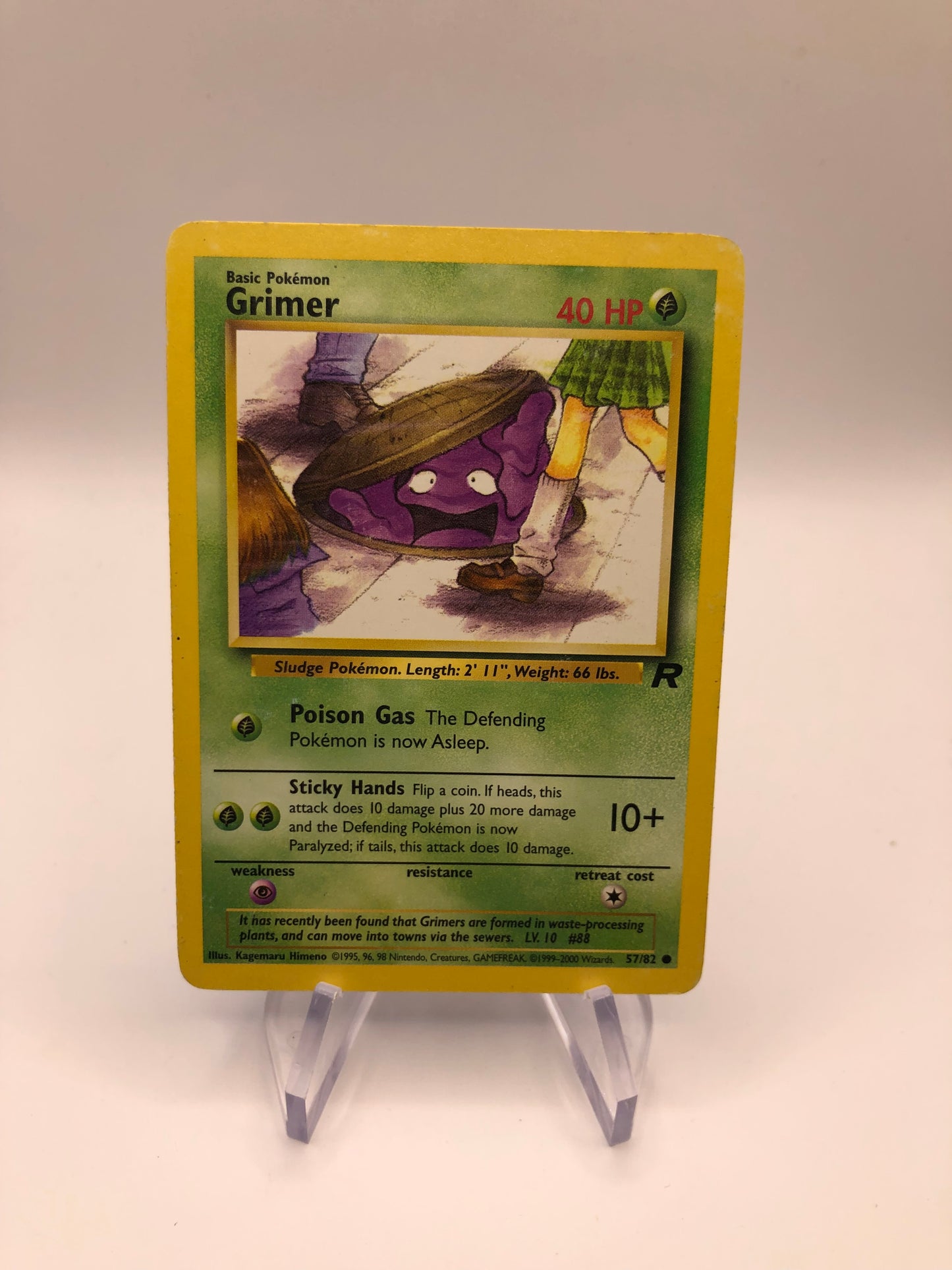 Pokemon Karte Sleima 57/82 Rocket Englisch