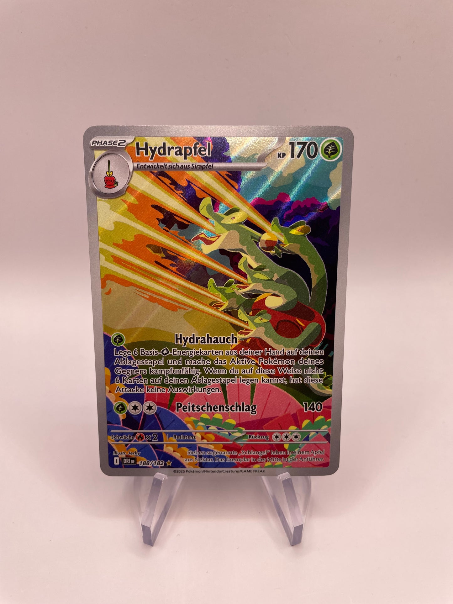 Pokémon Karte Art-Rare Hydrapfel 188/182