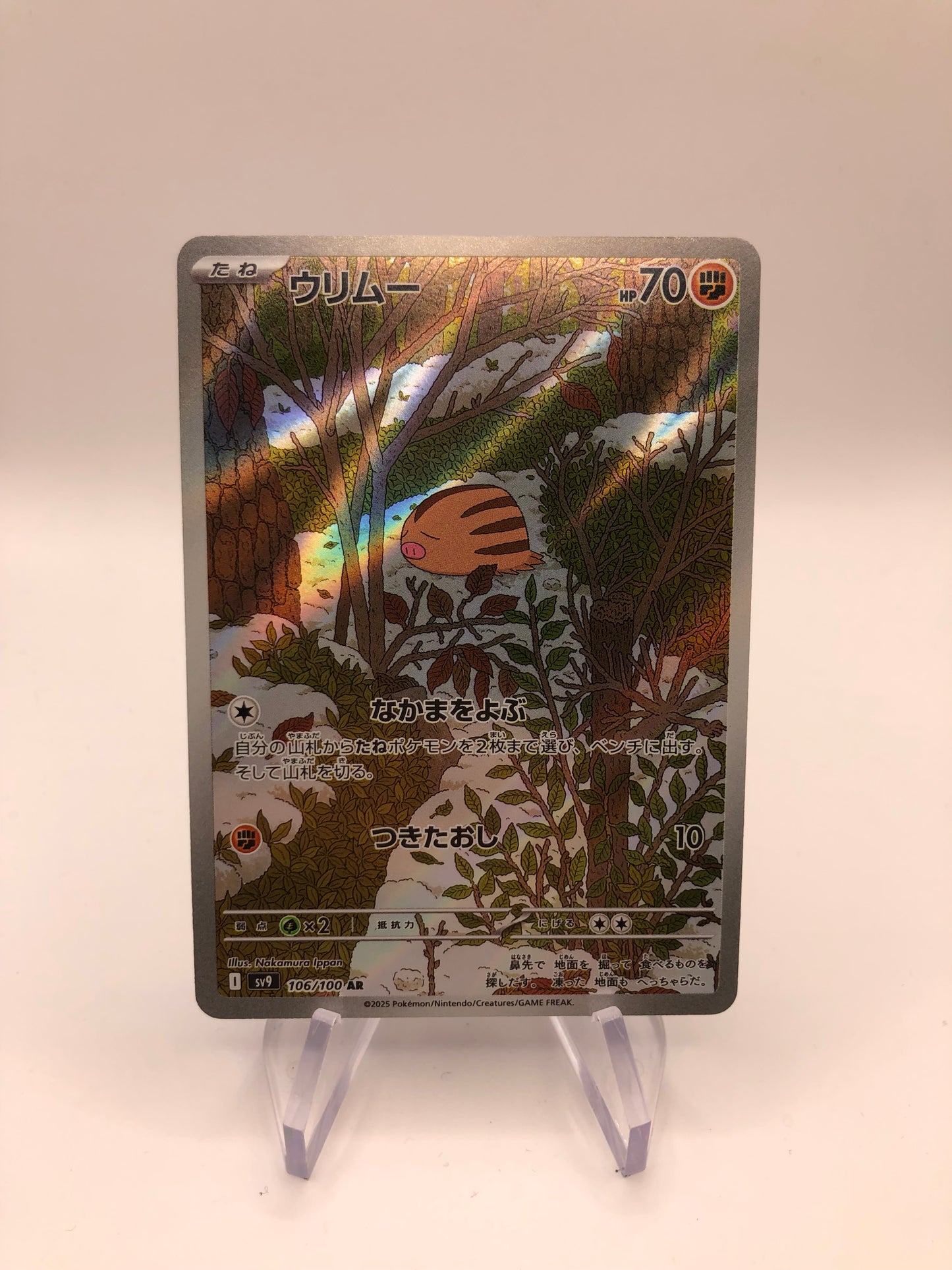 Pokemon Karte Art-Rare Quiekel 106/100 Japanisch