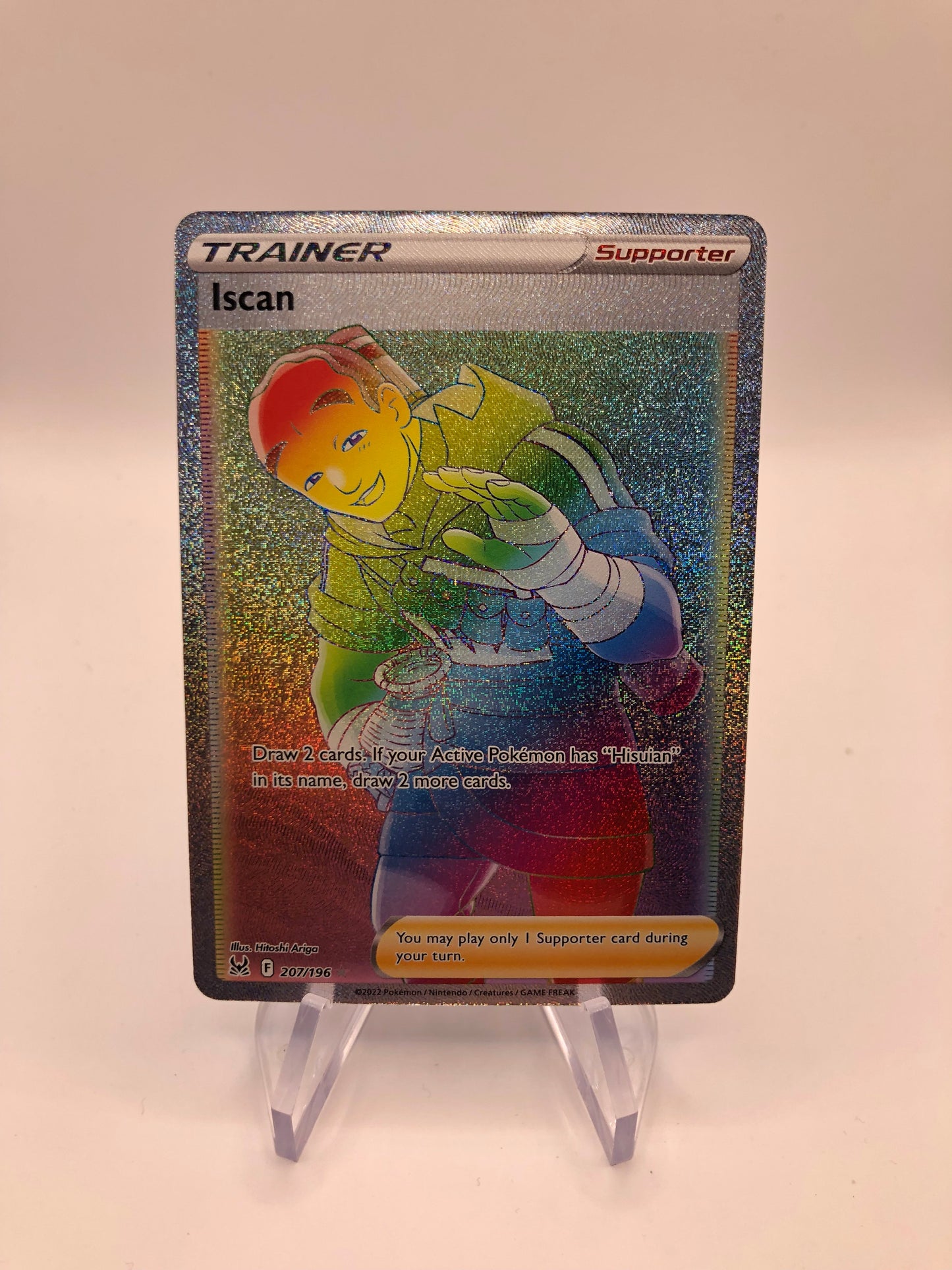 Pokémon Karte Trainer Rainbow Iscan 207/196 Englisch