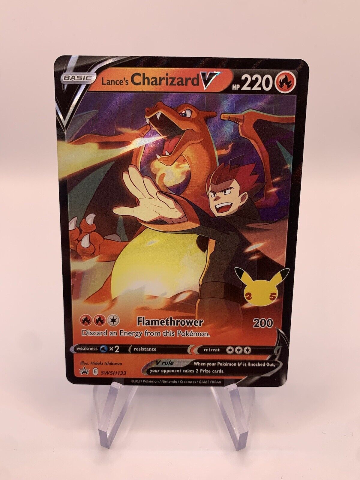 Lance's Charizard V Pokemon store Celebrations PSA 10