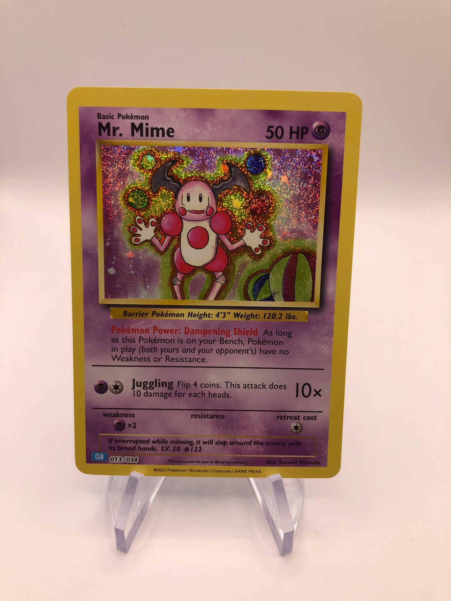Pokemon Karte Holo Pantimos 13/34 Englisch