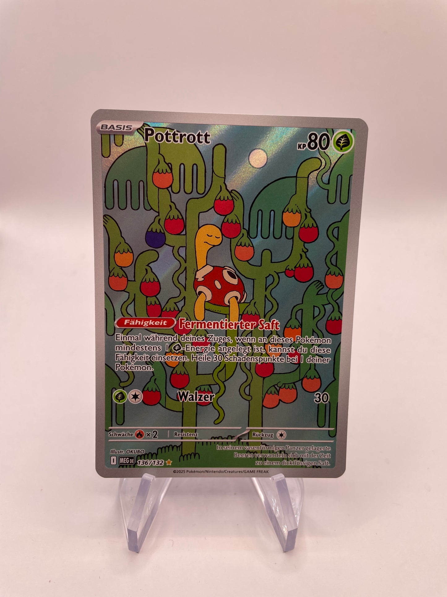 Pokémon Karte Art-Rare Pottrott 136/132 Deutsch