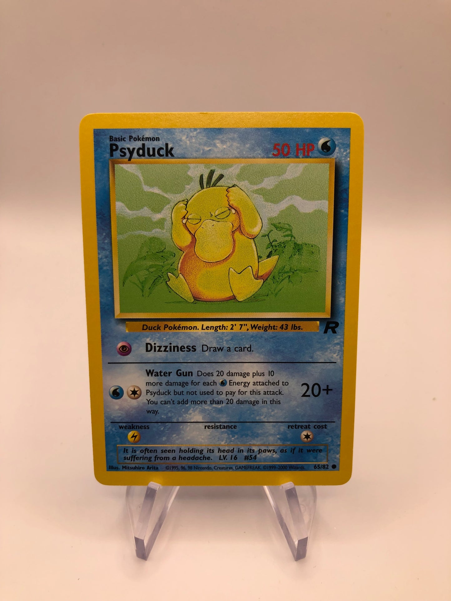 Pokemon Karte Enton 65/82 Rocket Englisch