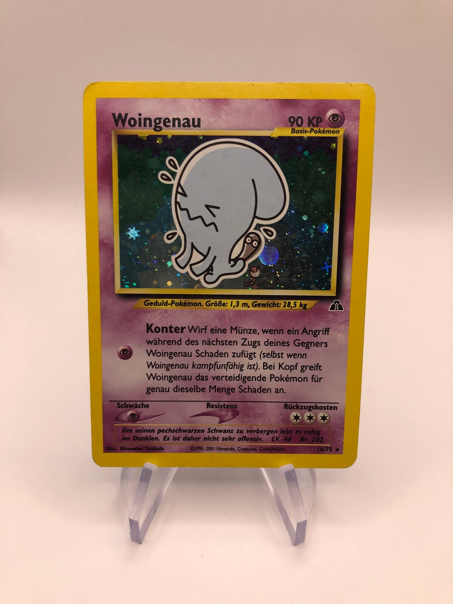 Pokemon Karten Holo Woingenau 16/75 Deutsch