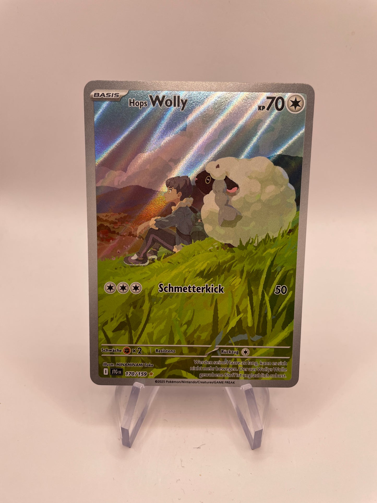 Pokemon Karte Art-Rare Wolly 170/159 Deutsch