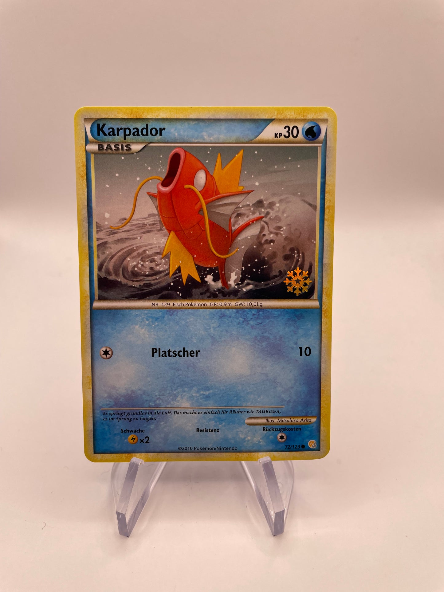 Pokémon Karte Karpador 72/123 Deutsch
