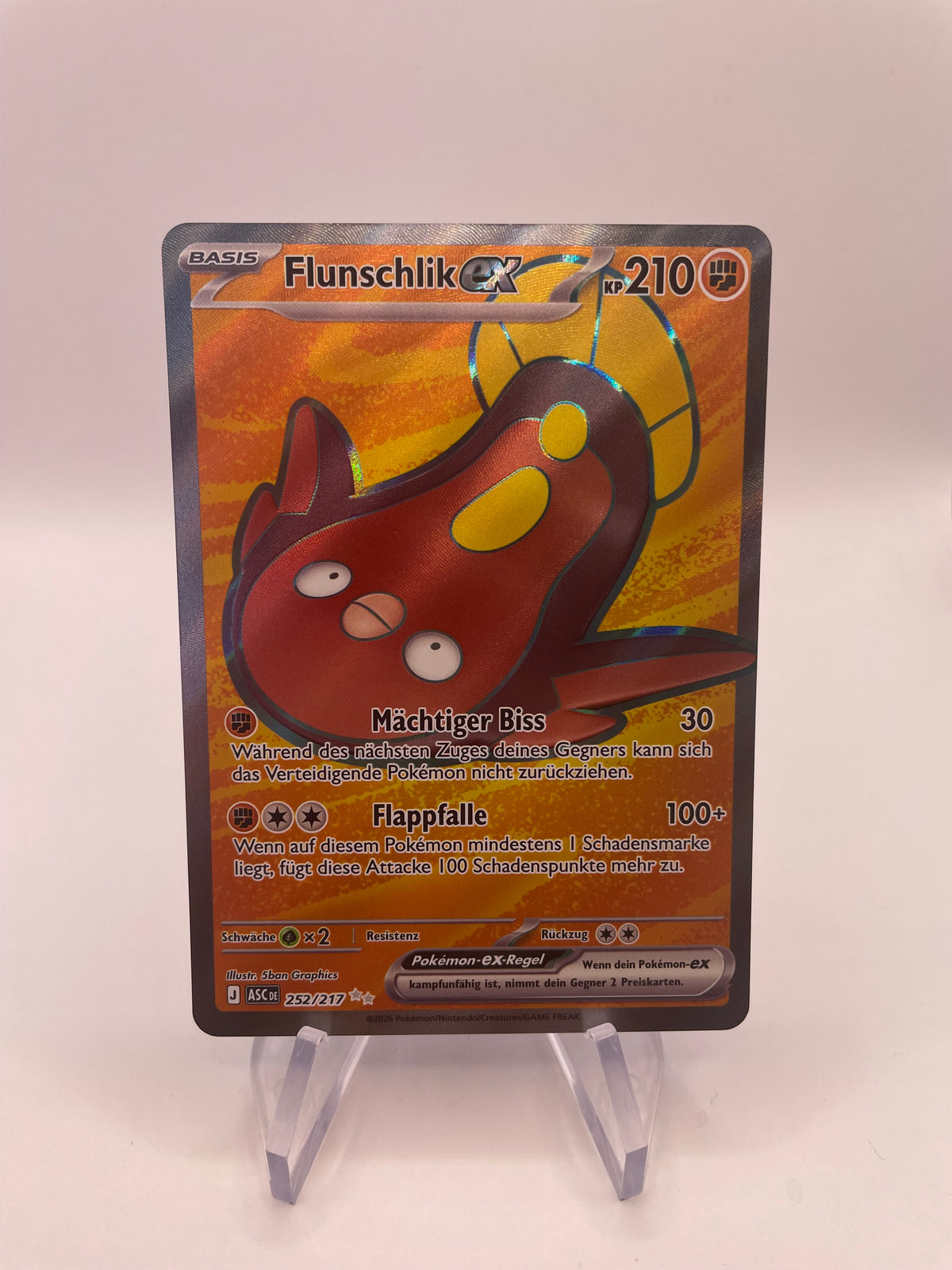 Pokemon Karte Ex Flunschlik 252/217 Deutsch