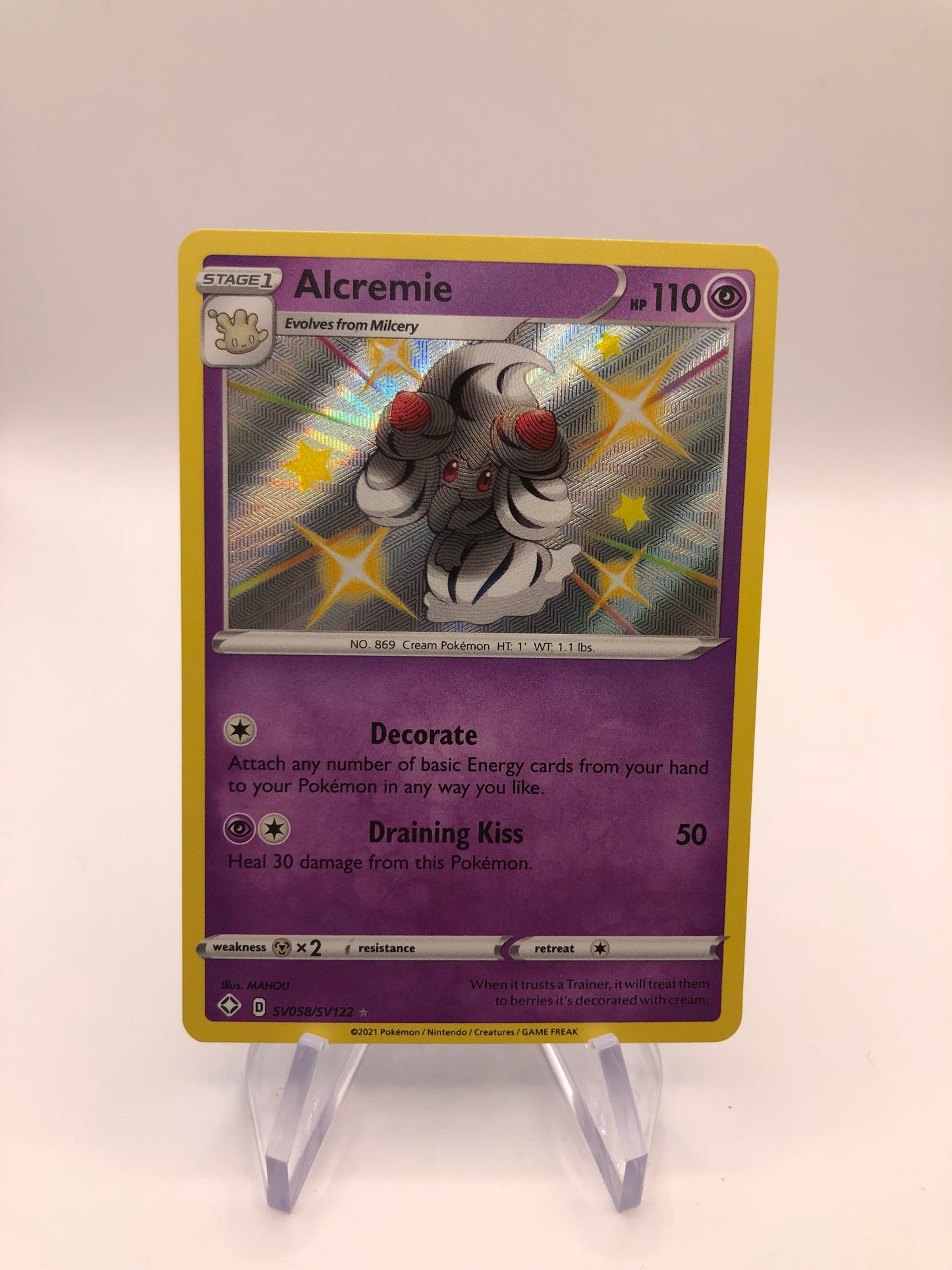 Pokemon Karte Shiny Pokusan SV58/SV122 Englisch