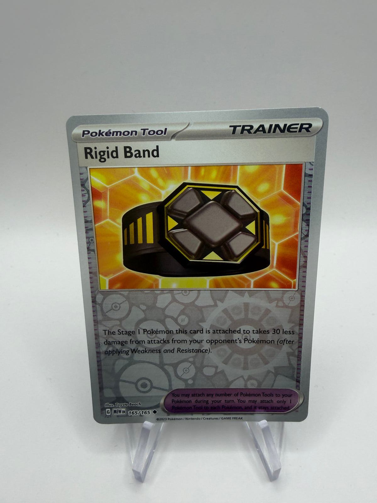 Pokemon Karte Reverse 151 Rigid Band 165/165 Englisch