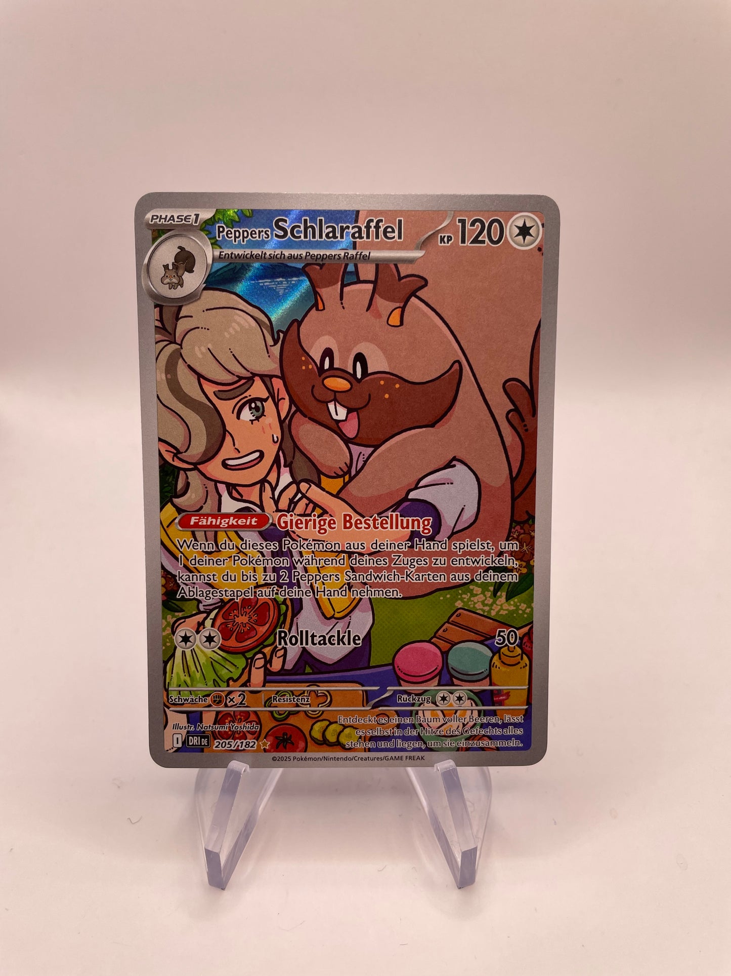 Pokemon Karte Art-Rare Schlaraffel 205/182 Deutsch