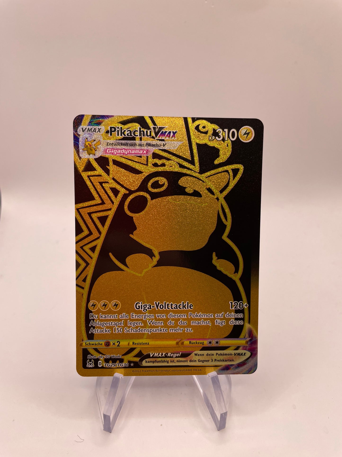 Pokemon Karte Vmax Pikachu TG29/TG30 Deutsch
