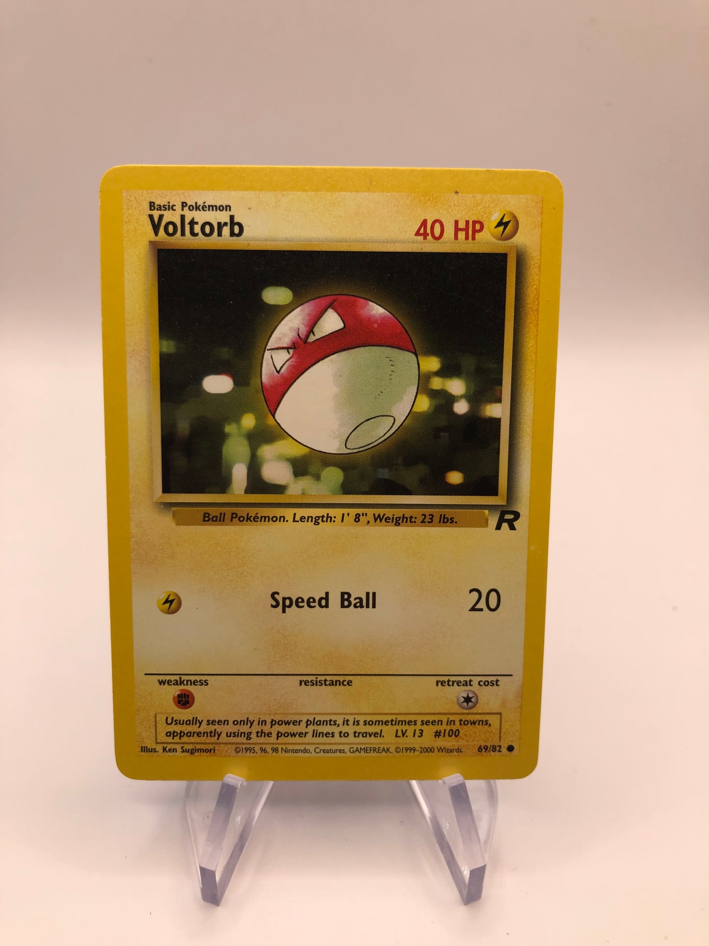 Pokemon Karte Voltobal 69/82 Rocket Englisch