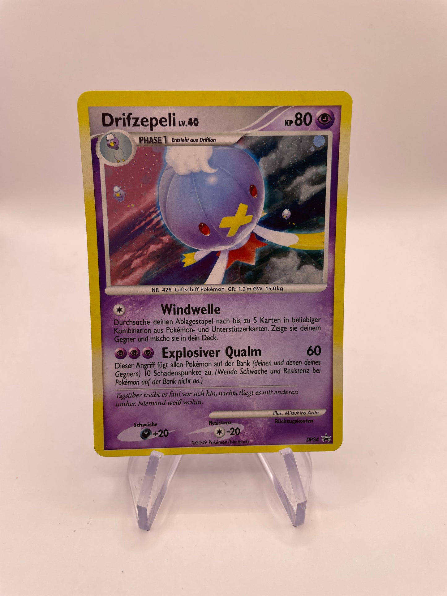 Pokemon Karte Drifzepeli DP34 Deutsch