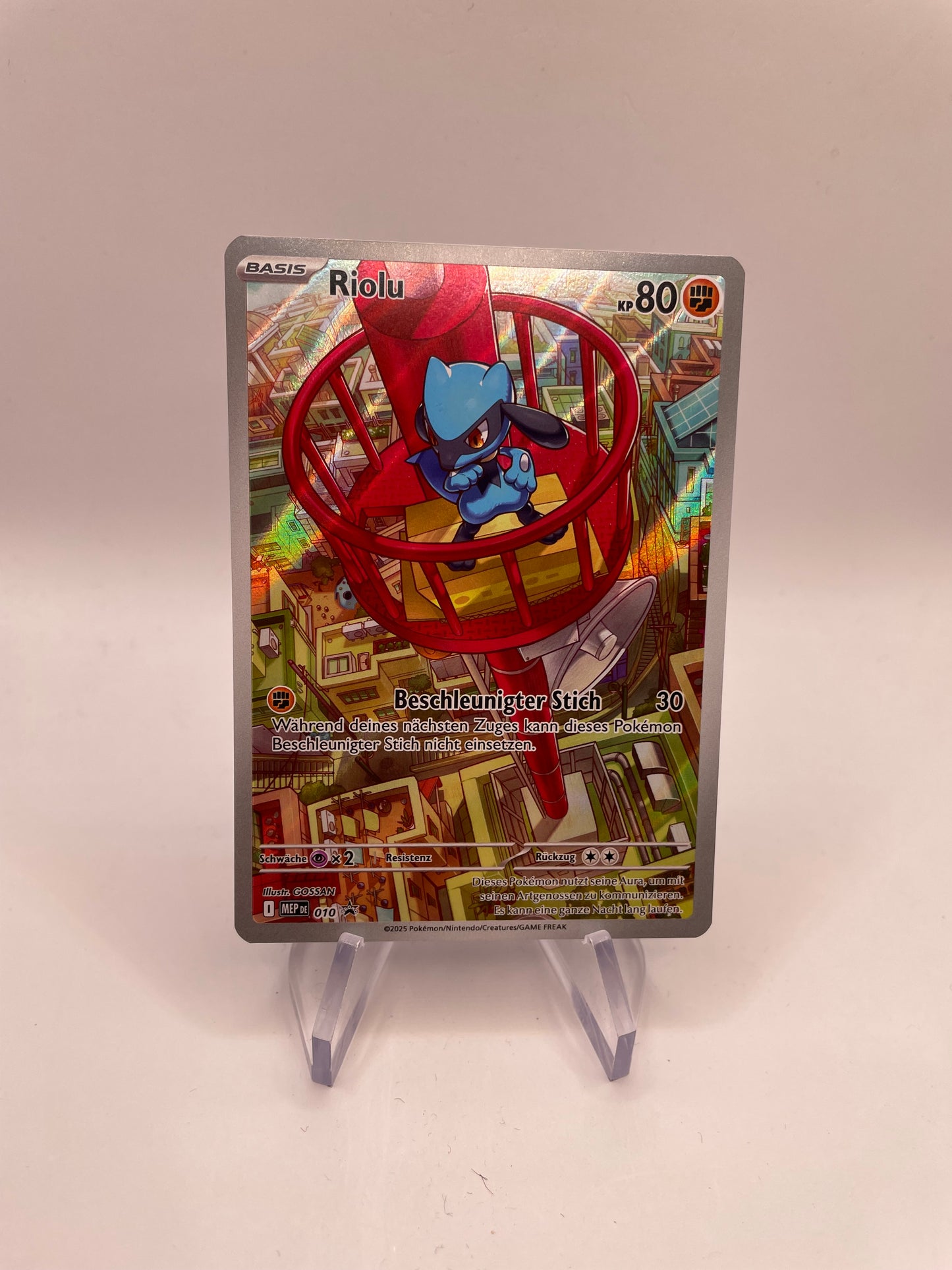 Pokemon Karte Art-Rare Promo Riolu 10 Deutsch