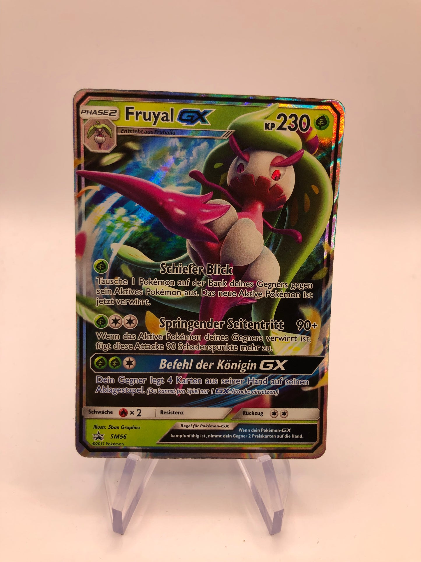 Pokemon Karte Gx Promo Fruyal SM56 Deutsch