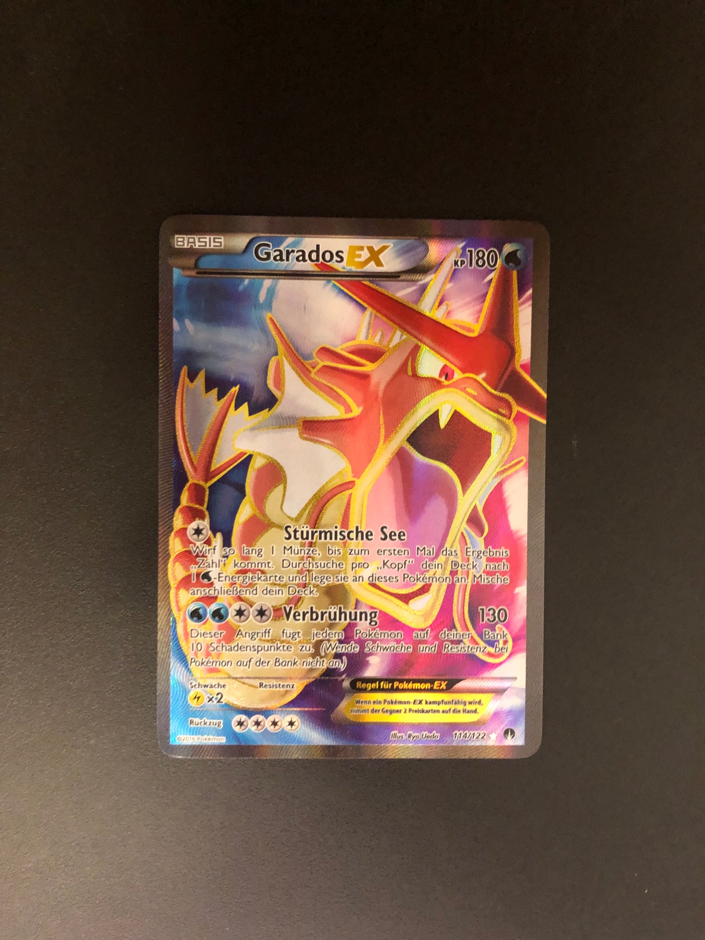 Pokemon Karten Ex Shiny Garados 114/122 Deutsch