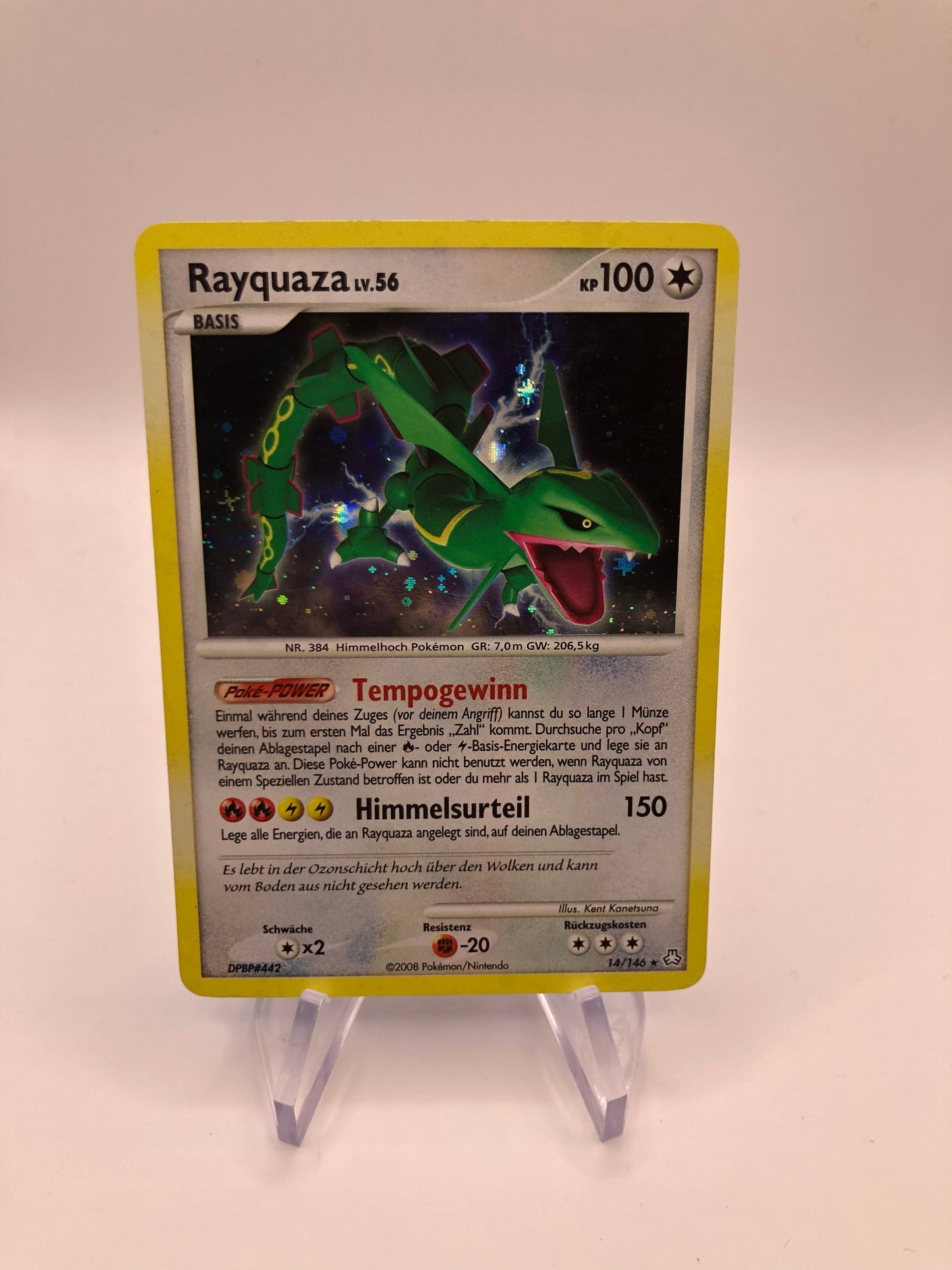 Pokemon Karte Holo Rayquaza 14/146 Deutsch