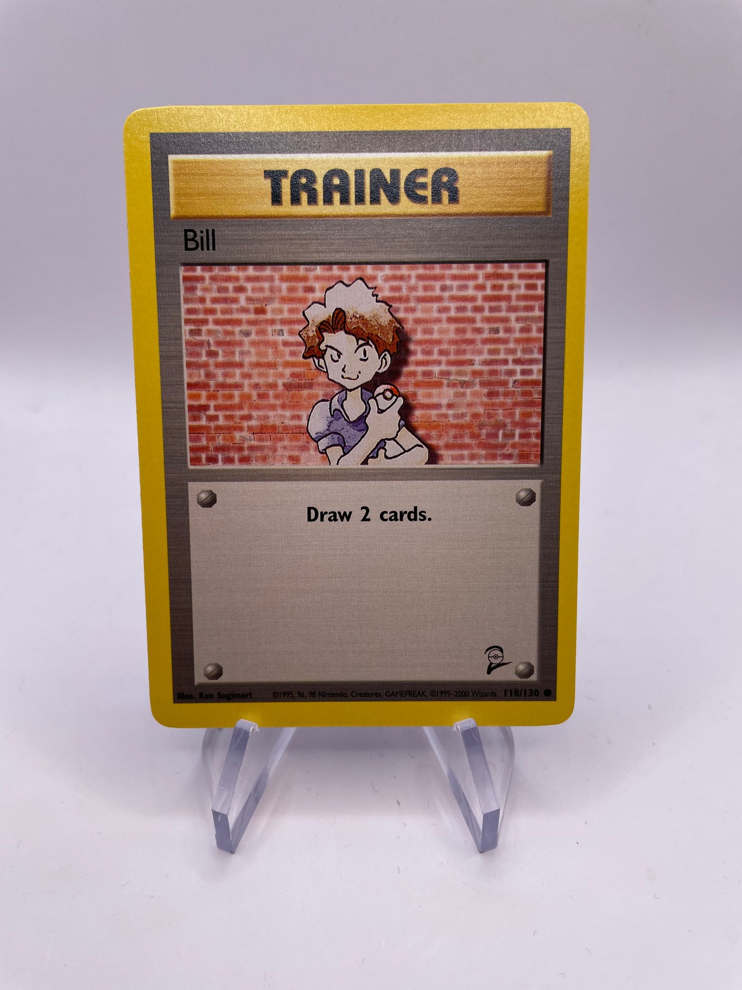 Pokemon Karte Base Set 2 Trainer Bill 118/130 Englisch