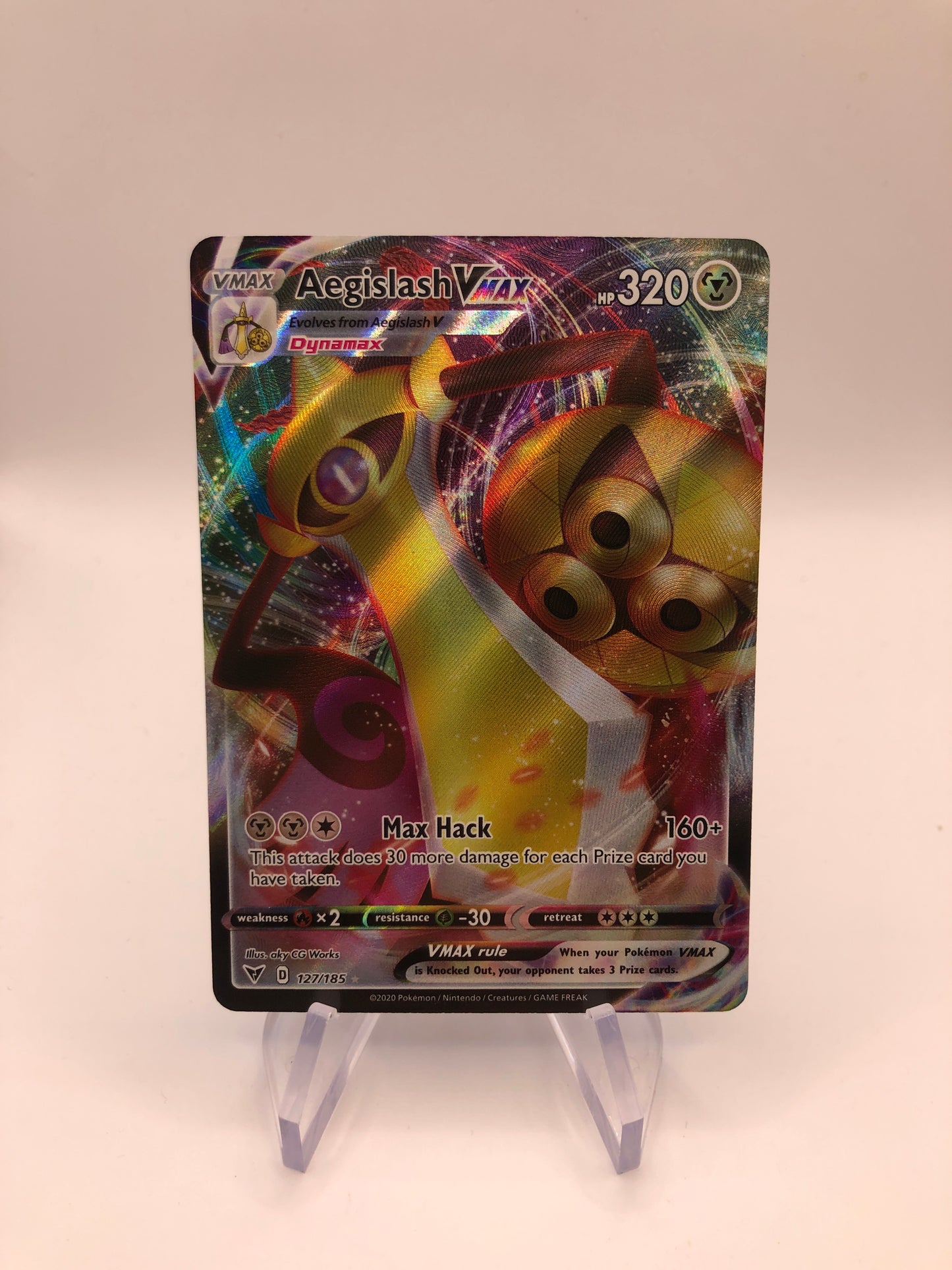 Pokemon Karte Vmax Durengard 127/185 Englisch