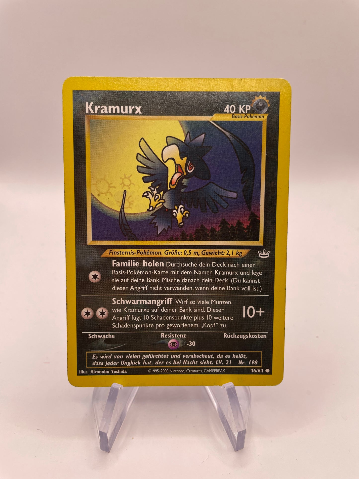 Pokemon Karte Neo Revolution Kramurx 46/64 Deutsch