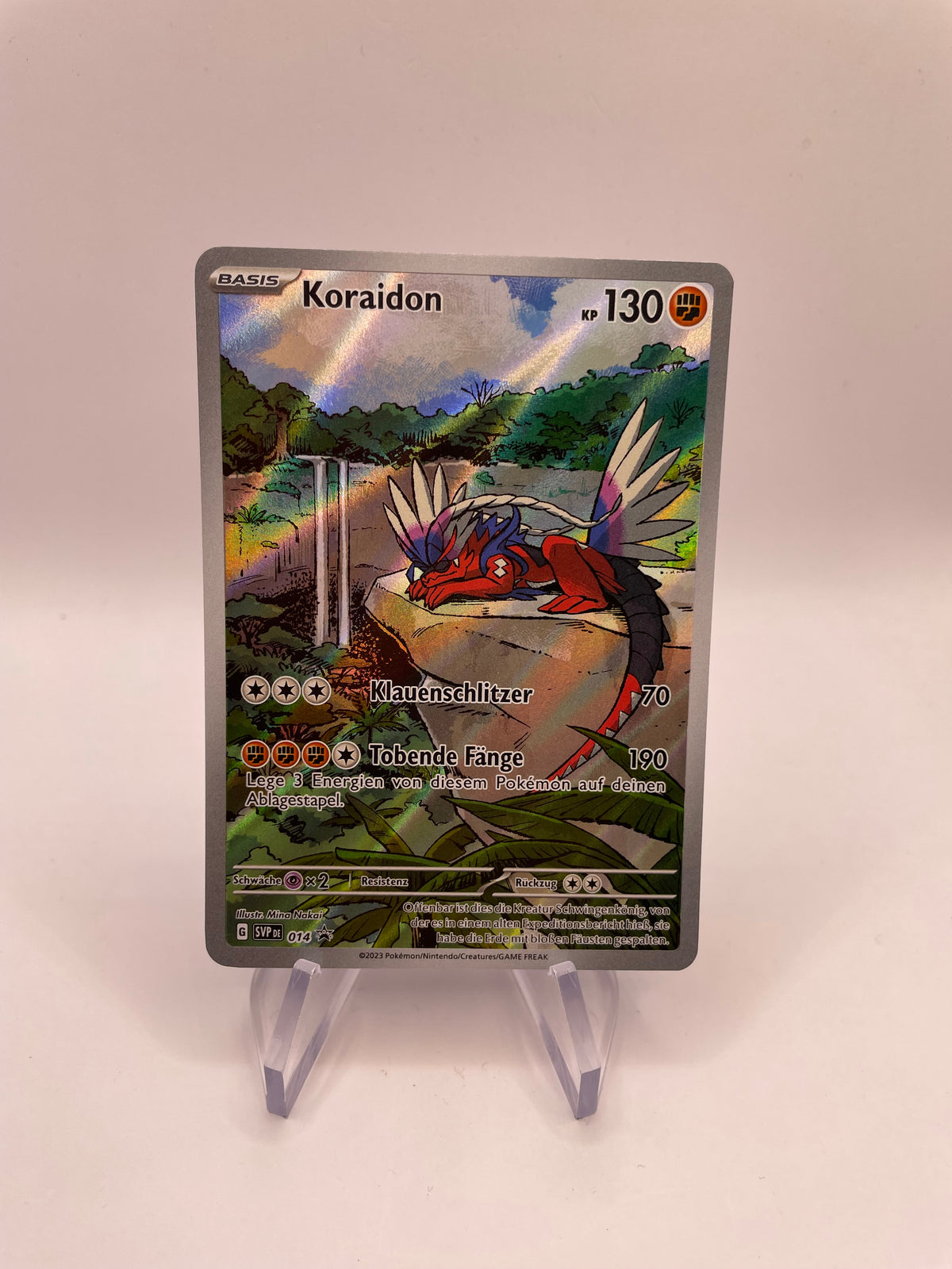 Pokemon Karte Art Rare Promo Koraidon 14 Deutsch