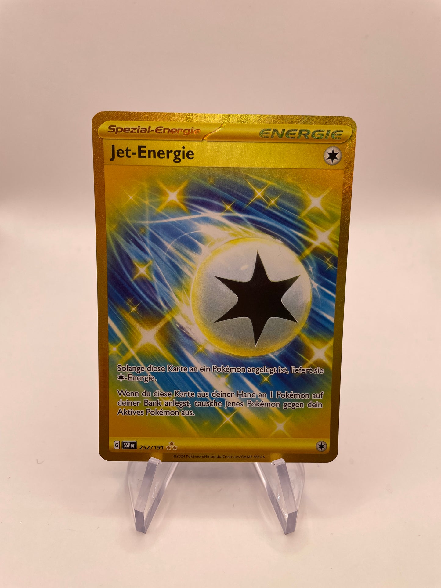 Pokemon Karte Trainer Jet-Energie 252/191 Deutsch