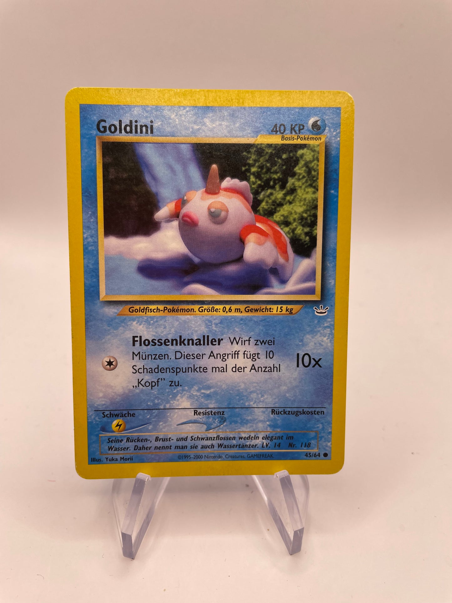 Pokemon Karte Neo Revolution Goldini 45/64 Deutsch