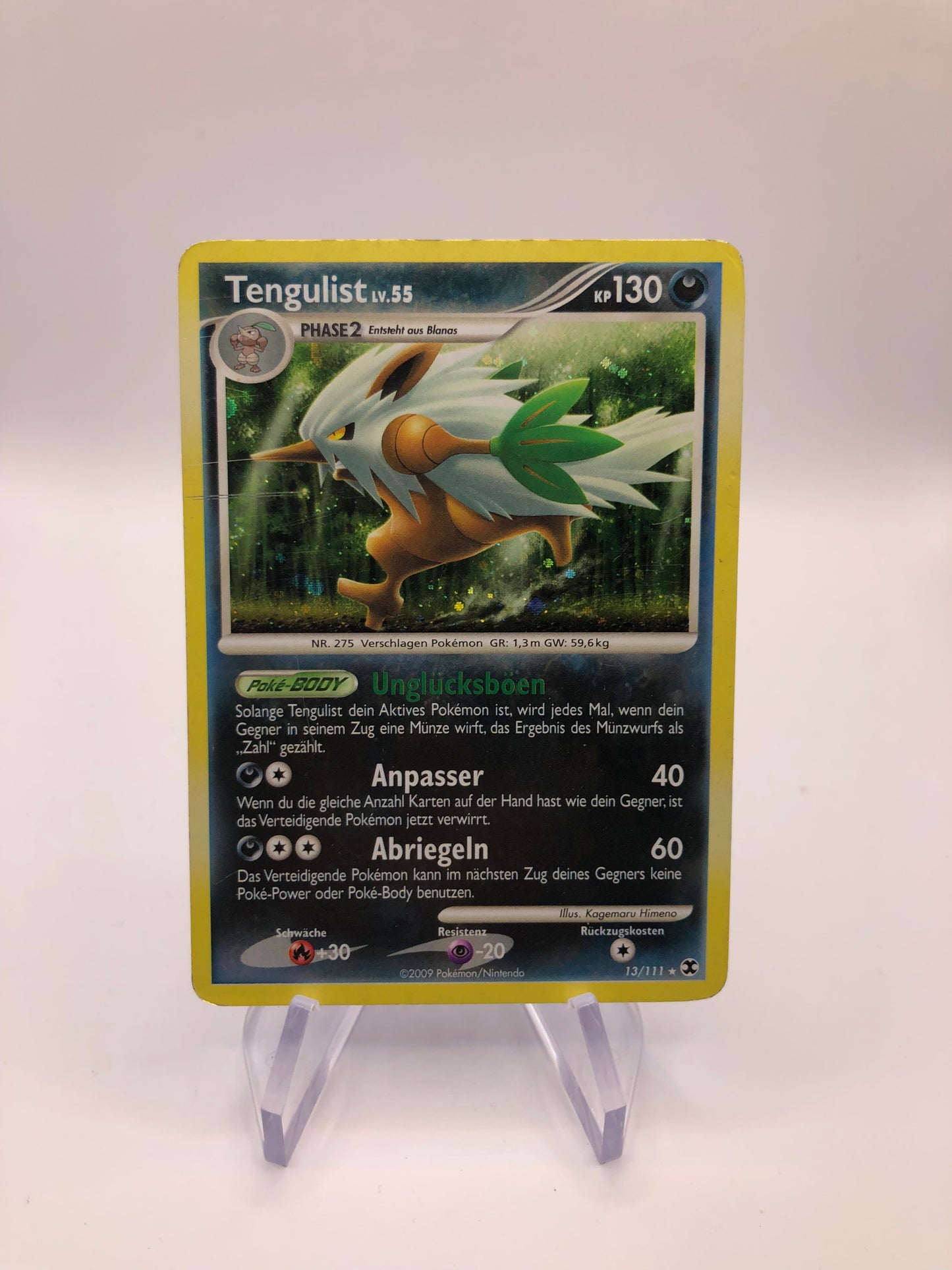 Pokemon Karte Holo Tengulist 13/111 Deutsch