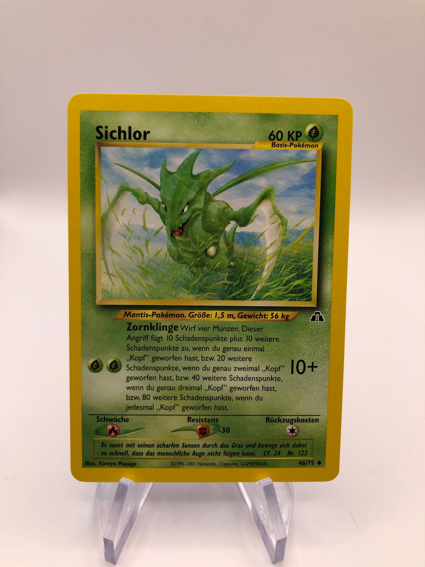 Pokemon Karte Neo Discovery Sichlor 46/75 Deutsch