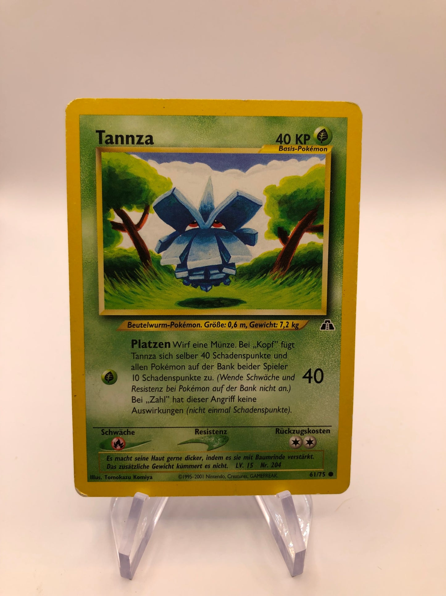 Pokemon Karte Neo Discovery Tannza 61/75 Deutsch