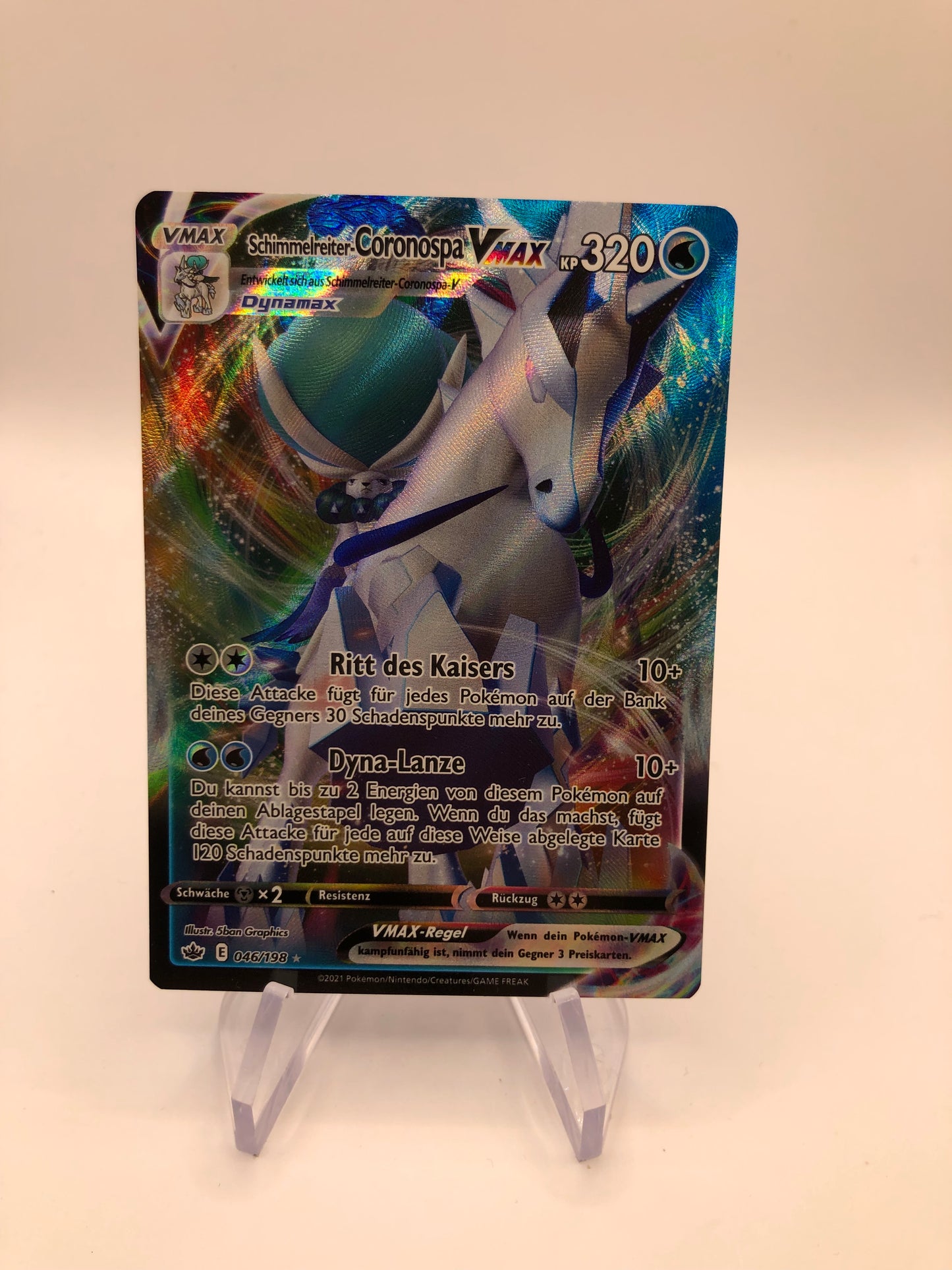 Pokemon Karte Vmax Coronospa 46/198 Deutsch