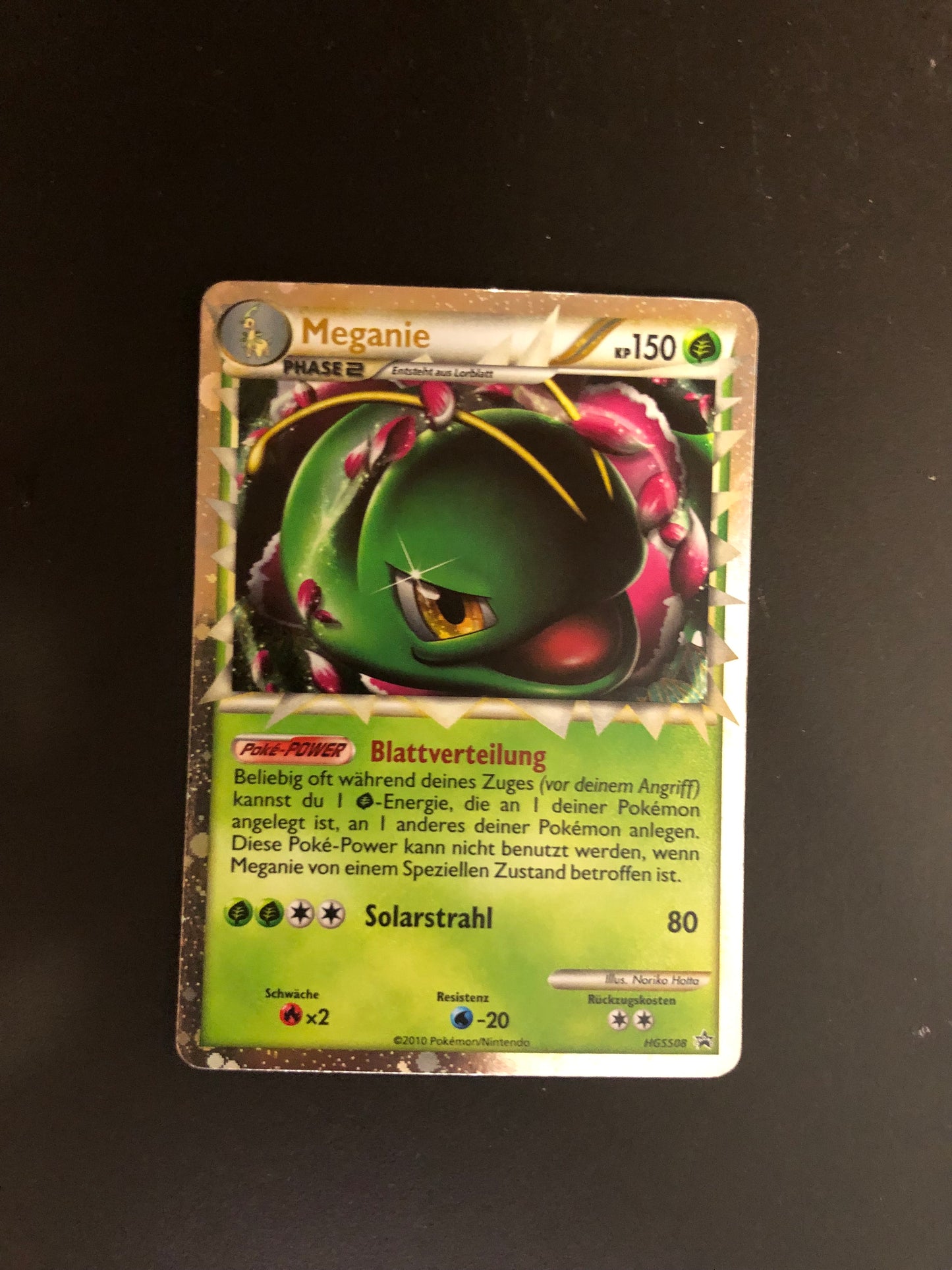 Pokemon Karte Prime Promo Meganie HGSS08 Deutsch