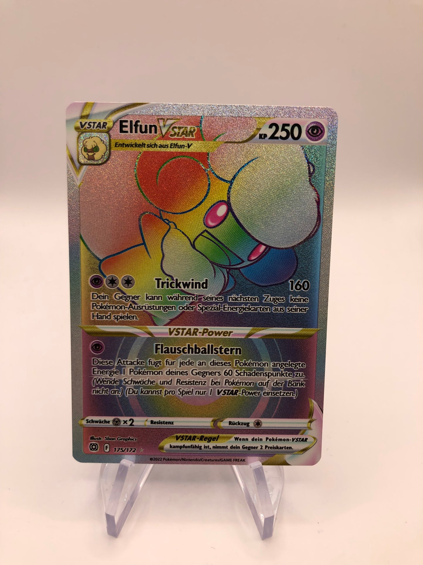Pokemon Karten Rainbow Elfun 175/172 Deutsch