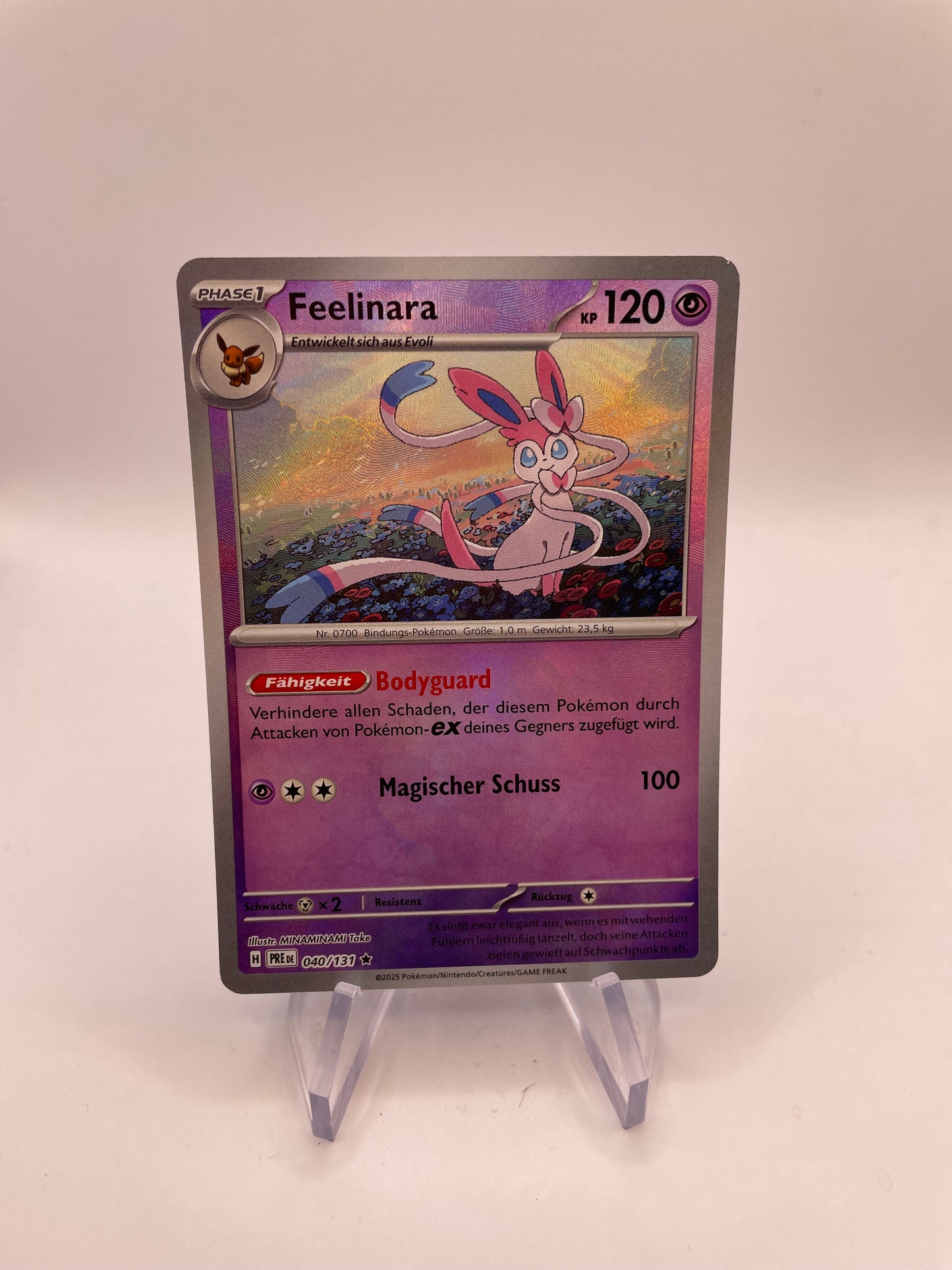 Pokemon Karte Revers Feelinara 40/131 Deutsch