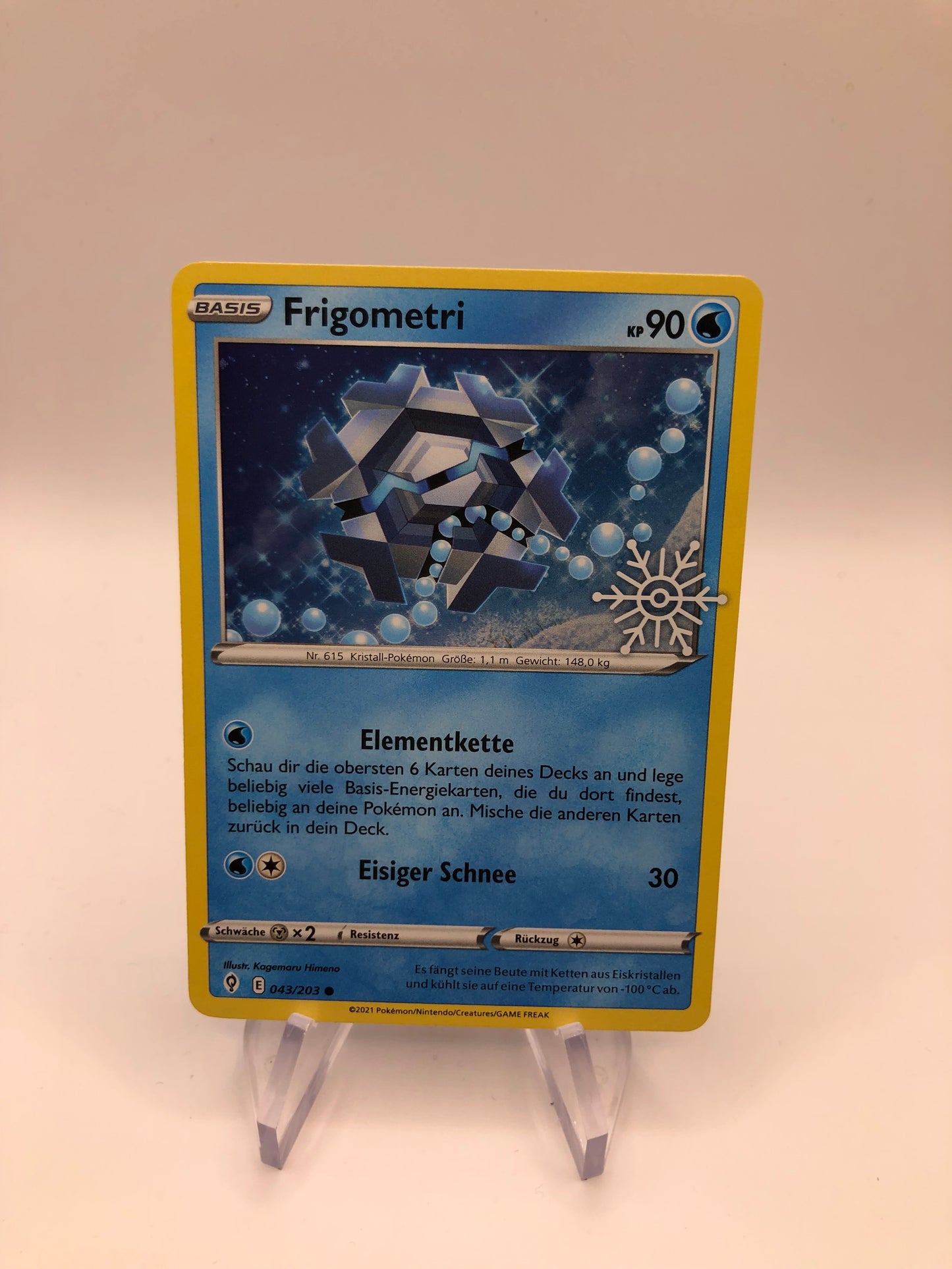 Pokemon Karte Holo Frigometri 43/203 Deutsch