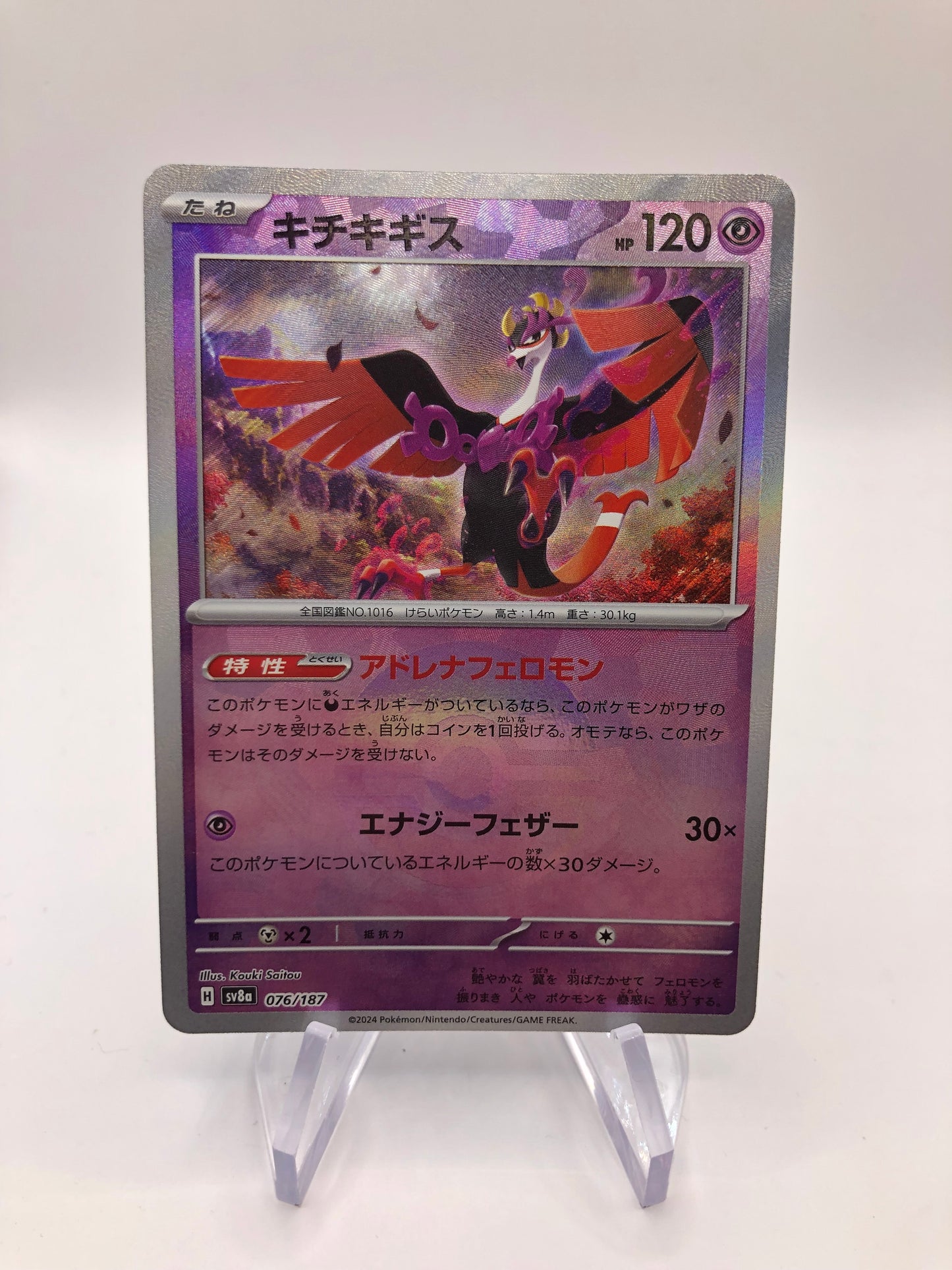 Pokemon Karte Revers Beatroni 76/187 Japanisch